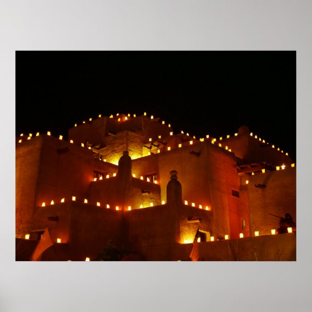 Poster Em Loretto com Farolitos (Frente)