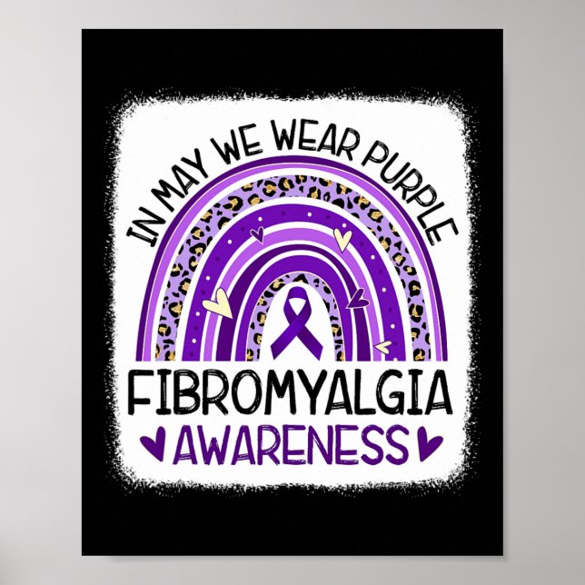 Poster Em maio, Vestimos a Consciência da Fibromialgia Ro (Frente)