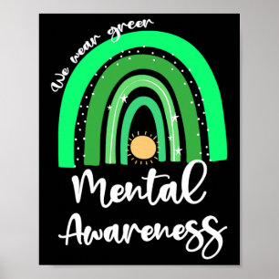 Poster Em maio, Vestimos a Consciência Mental Verde