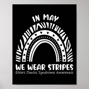 Poster Em maio, Vestimos Stripes Ehlers Danlos Eds De Con
