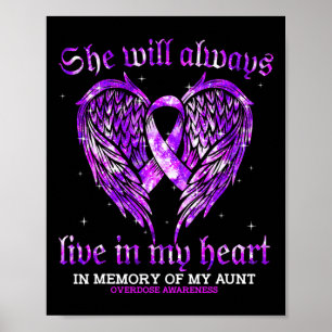 Poster Em Memória Da Minha Tia Sobre A Consciência Angel