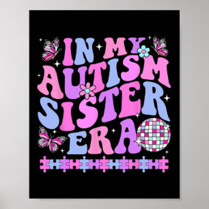 Poster Em Meu Autismo, Irmã Era Retro, Autismo Da Família