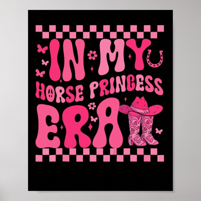 Poster Em Meu Cavalo, Princesa Era Horseck, Raparigas And (Frente)