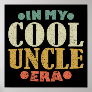 Poster Em Meu Legal Dia de os pais De Vintage Do Tio Era