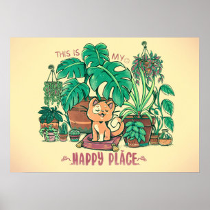 Poster Em Meu Lugar Feliz