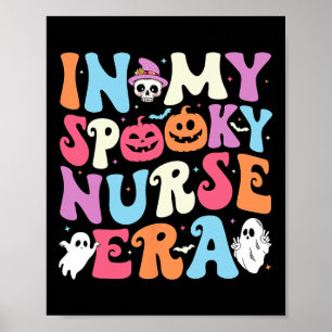 Poster Em Minha Enfermeira Spooky Era Halloween Enfermand