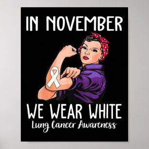 Poster Em novembro, Vestimos a consciência do Cancer do p