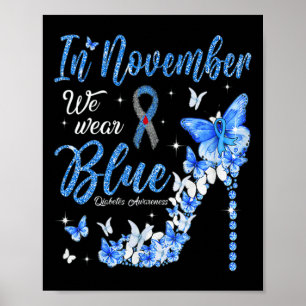 Poster Em novembro, Vestimos a Manteiga de Sensibilização