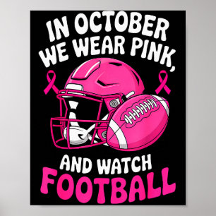 Poster Em Outubro Usamos Nk Futebol de Mama Conscientizaç