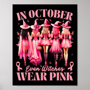 Poster Em outubro, Vestimos Cancer de Mama do Dia das Bru