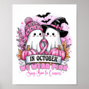 Poster Em outubro, Vestimos Nk Ghost Halloween Cance
