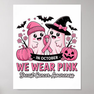 Poster Em outubro, Vestimos O Cancer De Mama Ghost Ghost
