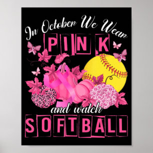 Poster Em Outubro, Vestimos Rosa E Assistimos À Mama De S