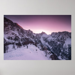 Poster Em pé na planície