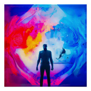 Pôster Em pé nas cores