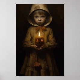 Poster Em pé no escuro