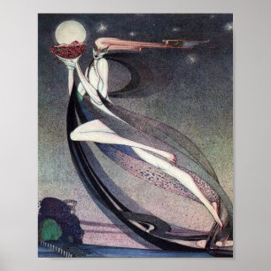 Poster Em Pó e Colina por Kay Nielsen