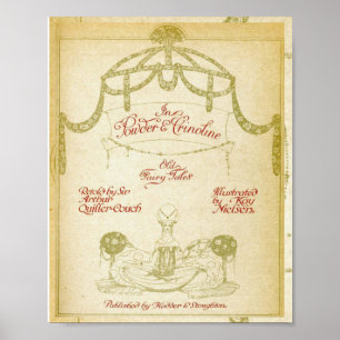 Poster Em Pó e Crinolina, página de título de Kay Nielsen