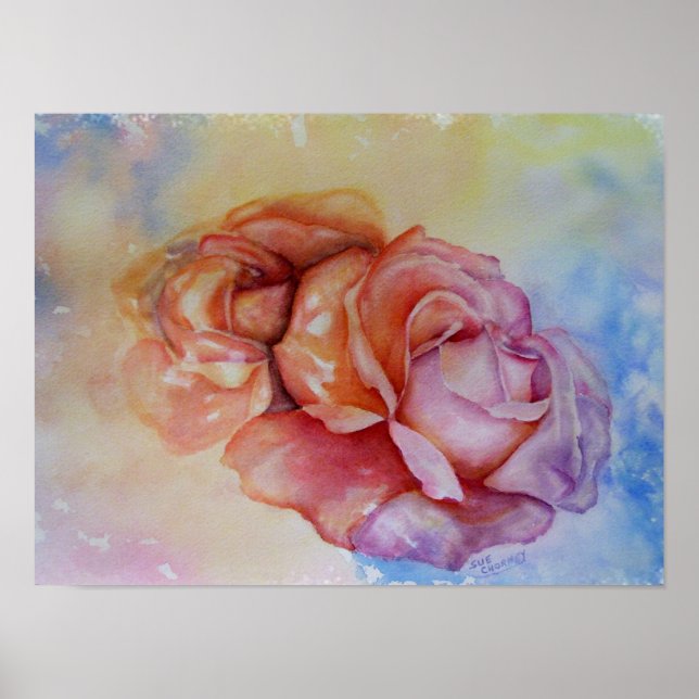 Poster Em Rosas De Amor (Frente)