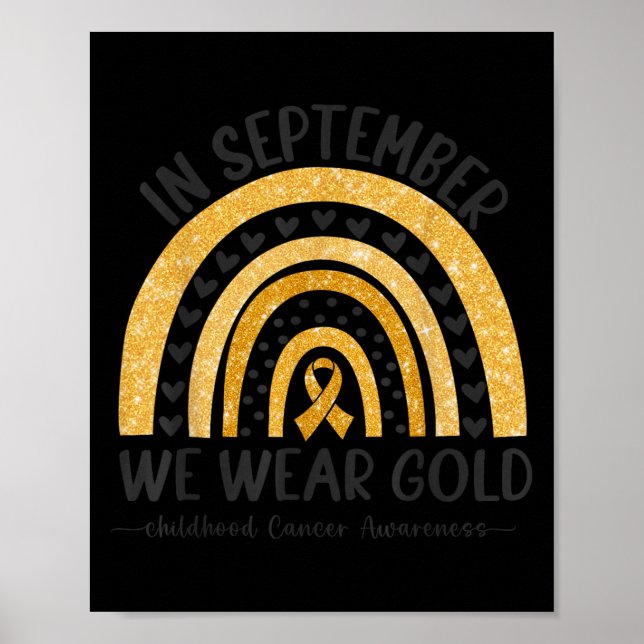 Poster Em setembro Vestimos o Cancer Dourado da Infância  (Frente)