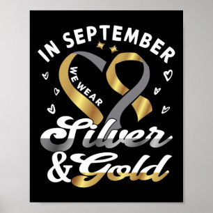Poster Em setembro vestimos... Orgulho surdo ASL Awaren