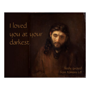 Pôster Em seu CC0519 mais escuro Rembrandt Jesus