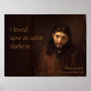 Pôster Em seu CC0520 mais escuro Rembrandt Jesus