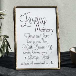 Pôster Em sinal Loving do casamento da memória