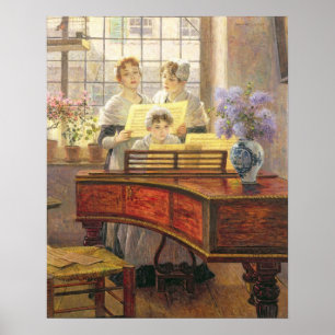 Poster Em torno do piano