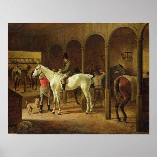 Pôster Em um Estável (Frente)