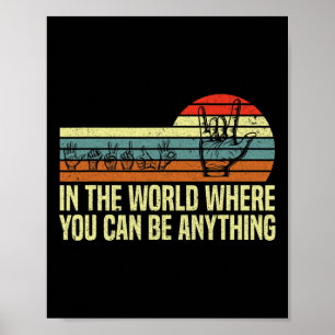 Poster Em Um Mundo Onde Você Pode Ser Consciência da Líng