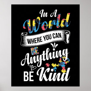 Poster Em Um Mundo Onde Você Pode Ser Qualquer Coisa