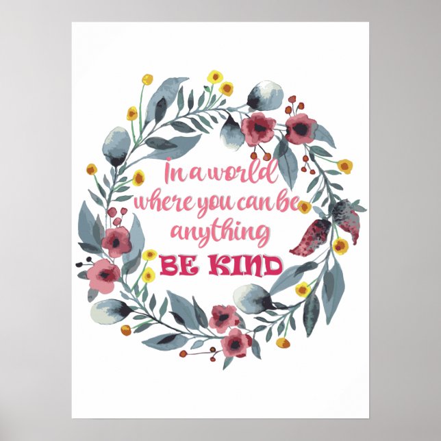 Poster Em um mundo onde você pode ser qualquer coisa (Frente)