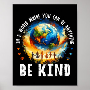 Poster Em Um Mundo Seja Crianças Que Atacam A Terra