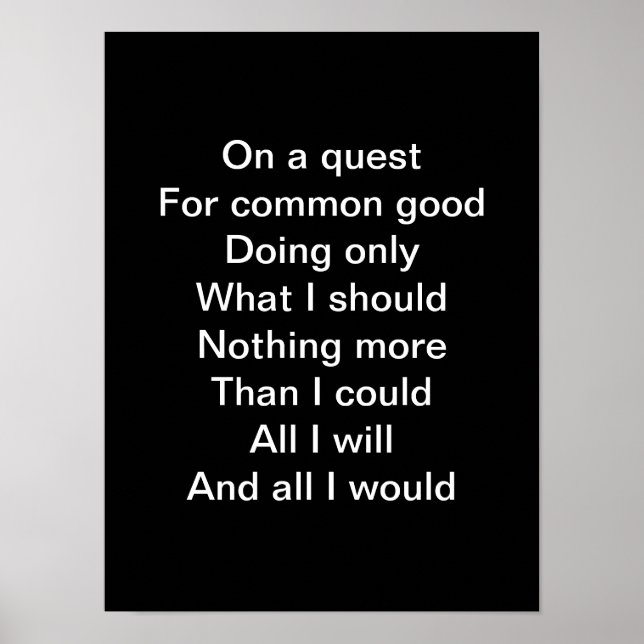 Poster Em Uma Busca (Frente)