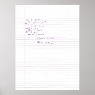 Pôster Em Uma Busca