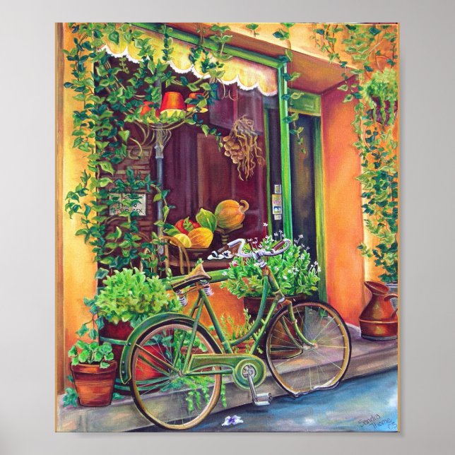 Pôster Em Uma Rua Em Santo Remy (Frente)