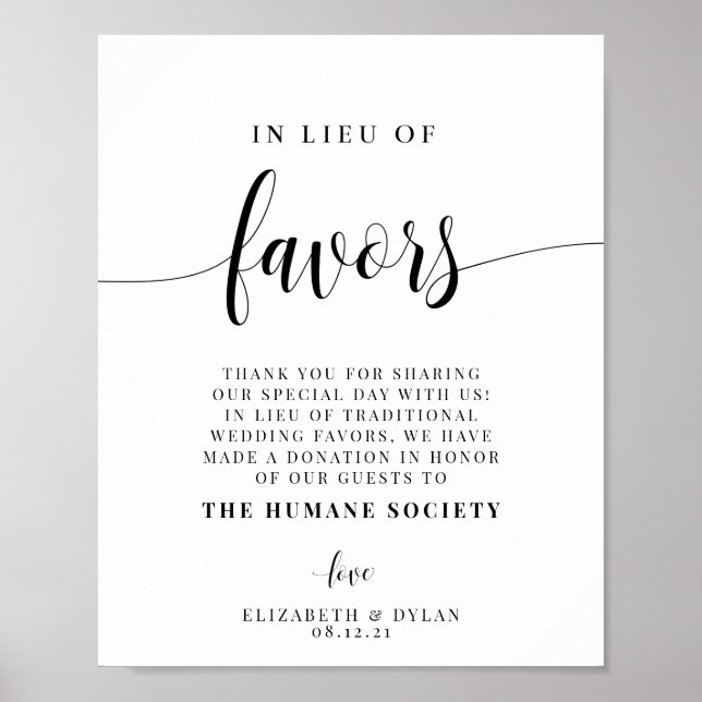 Poster Em Vez De Favorecer A Recepção de casamento (Frente)