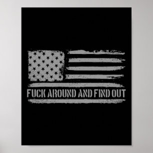 Poster Em Volta E Descubra A Bandeira Americana Em 4 De J