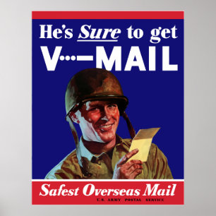 Poster Email do Exército WW2