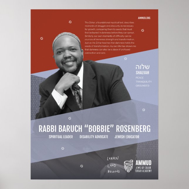 Poster Embaixador Baruch "Bobbie" Rosenberg (Frente)