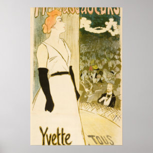 Poster Embaixadores Yvette Guilbert por Theophile Steinle
