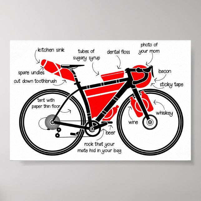 Poster Embalagem de Bike (Frente)