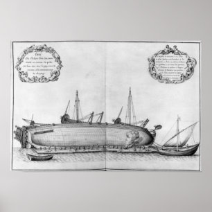 Pôster Embarcação situada no seu casco