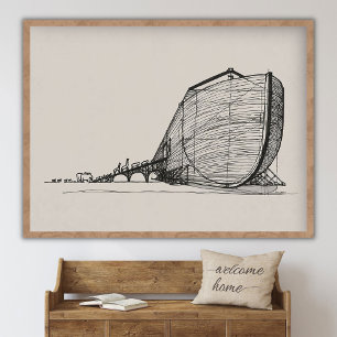 Poster Embarque na Arca de Noé, Arte Bíblico, Arte de PAR