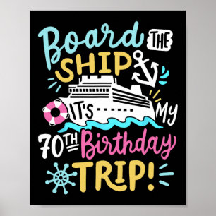 Poster Embarque No Navio É Minha Viagem De 70 Anos De Ida