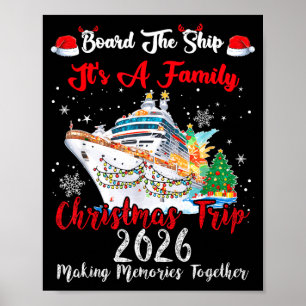 Poster Embarque No Navio Uma Viagem De Natal Em Família C