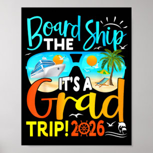 Poster Embarque no navio viagem de formatura 2026 Cruzeir
