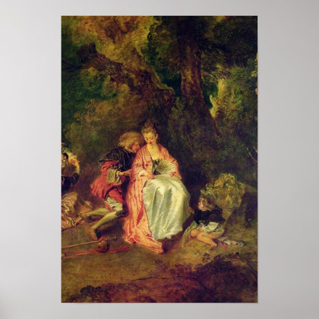 Pôster Embarque para Chipre, c.1717 (Frente)