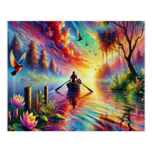 Pôster 🚣 ‍ embarque ♂️ uma viagem sonhadora com cada des